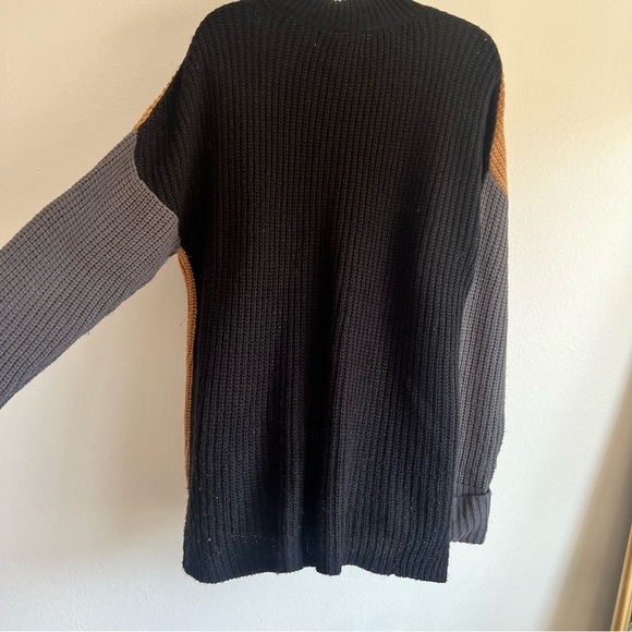 Colorblock chunky knit sweater - Picture 5 of 9